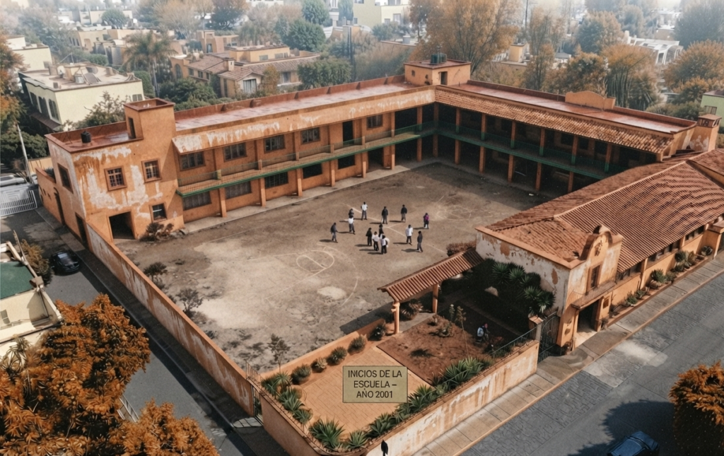 la escuela en sus primeros dias